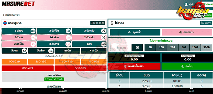 เว็บหวย Masurebet มาชัวร์เบท