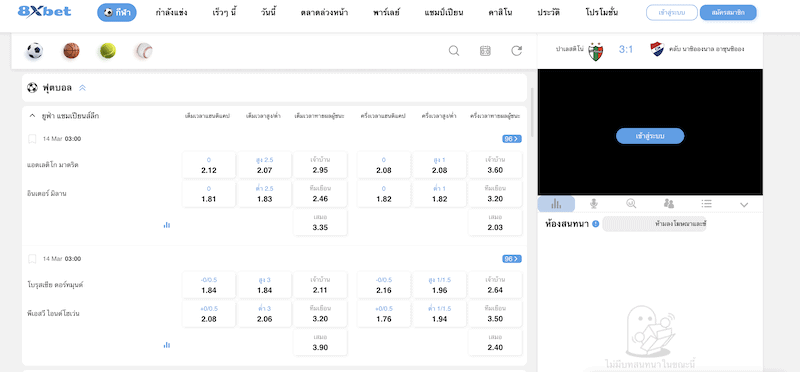 แทงบอลออนไลน์ 8xbet ทางเข้า